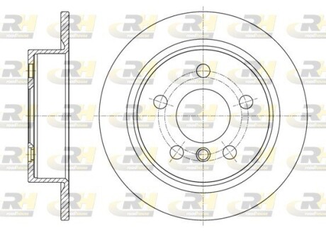 Гальмівний диск ROADHOUSE 61618.00