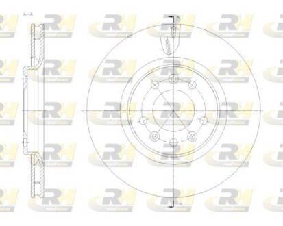 Гальмівний диск ROADHOUSE 61776.10