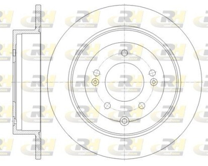 Гальмівний диск ROADHOUSE 61779.00