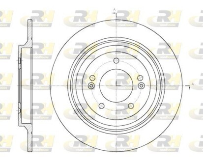 Гальмівний диск ROADHOUSE 61780.00