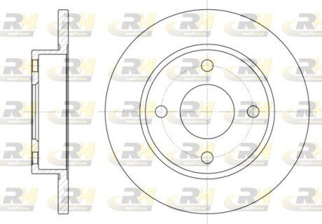Гальмівний диск ROADHOUSE 6427.00