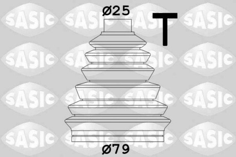 Комплект пильовика, приводний вал SASIC 1904049