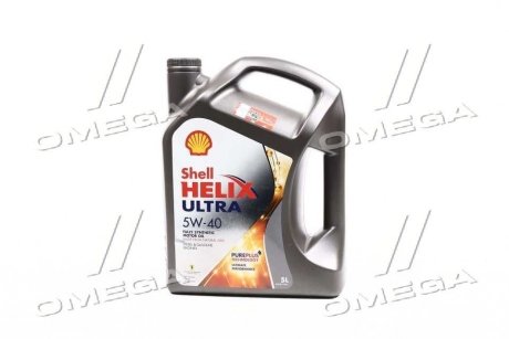 Олива двигуна 5L Helix Ultra 5W40 (ACEA A3/B3, A3/B4 BMW L-01 MB 229.5/226.5 VW 502.00/505.00 RN 0700/0710 PSA B71 2296 Porsche A40 FIAT 9.55535.Z2) SHELL 550052838