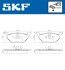 Колодки гальмівні дискові (комплект 4 шт) SKF VKBP 80008 (фото 6)