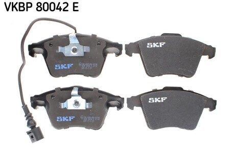 Колодки гальмівні дискові (комплект 4 шт) SKF VKBP 80042 E