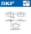 Колодки гальмівні дискові (комплект 4 шт) SKF VKBP 80073 E (фото 6)