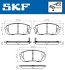 Комплект гальмівних колодок, дискове гальмо SKF VKBP 80106 A (фото 2)