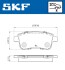 Колодки гальмівні дискові (комплект 4 шт) SKF VKBP 90058 (фото 2)