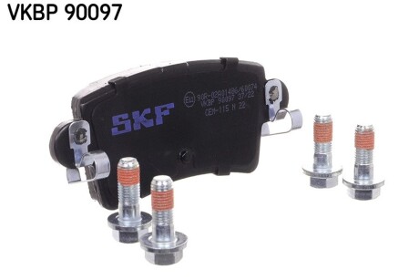 Колодки гальмівні дискові (комплект 4 шт) SKF VKBP 90097