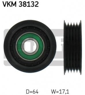 Ролик паразитний MERCEDES A(168/169)/B(W245)/Vaneo "1,4/2,0L "97-12 SKF VKM38132