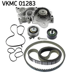 Комплект ГРМ, пас+ролик+помпа SKF VKMC01283