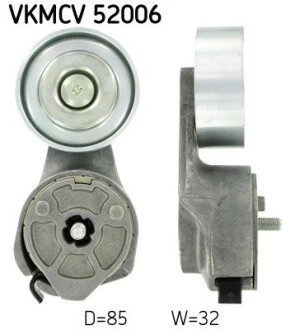 Ролик з натягувачем APV1084 D=85, W=32 SKF VKMCV 52006