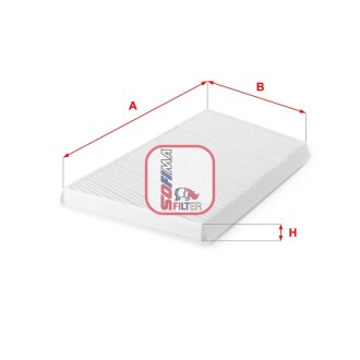 Фільтр салону MB "1,8-3,0 "02-10 SOFIMA S3094C