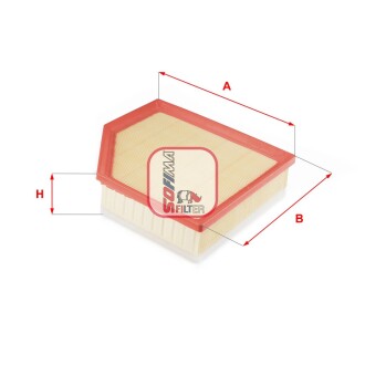 Фільтр повітряний VOLVO "3,2 "07>> SOFIMA S3686A (фото 1)