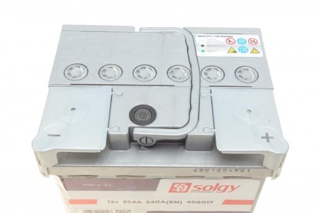 Стартерна батарея (акумулятор) Solgy 406017