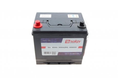 Стартерна батарея (акумулятор) Solgy 406025