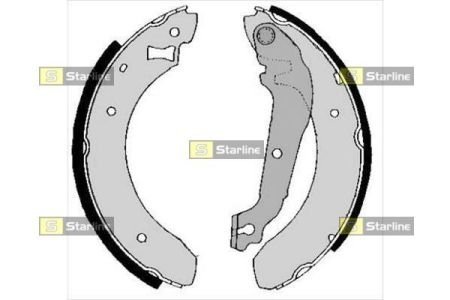 Гальмівні колодки барабанні STARLINE BC 01380B