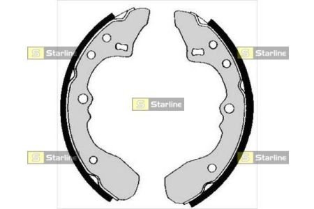 Гальмівні колодки барабанні STARLINE BC 05320