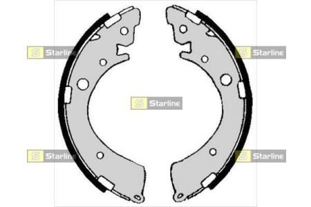 Гальмівні колодки барабанні STARLINE BC 05360