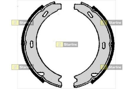 Колодки тормозные барабанные MERCEDES-BENZ E-CLASS универсал (S210) 96-03,S-CLASS (W140) 91-98,S-CL STARLINE BC 06870 (фото 1)