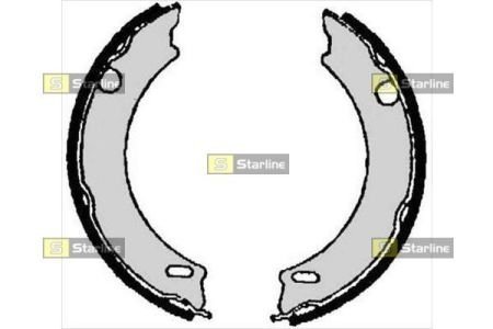 Гальмівні колодки барабанні STARLINE BC 06900