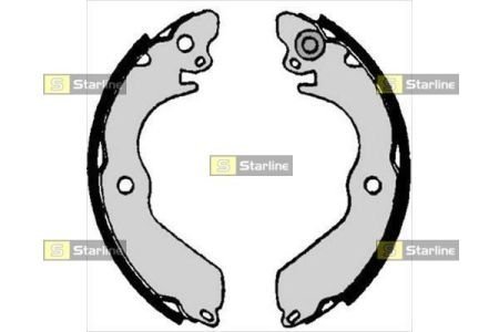 Гальмівні колодки барабанні STARLINE BC 07020