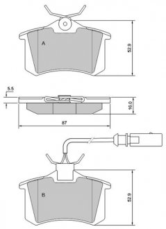 Гальмівні колодки дискові STARLINE BD S375