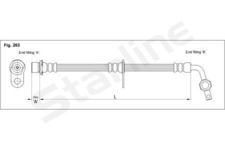 Гальмівний шланг STARLINE HA EB.1200.1