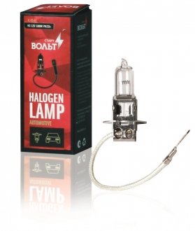 Лампа галоген H3 12V 100W PK22S StartVOLT СтартВОЛЬТ VL-H3-07