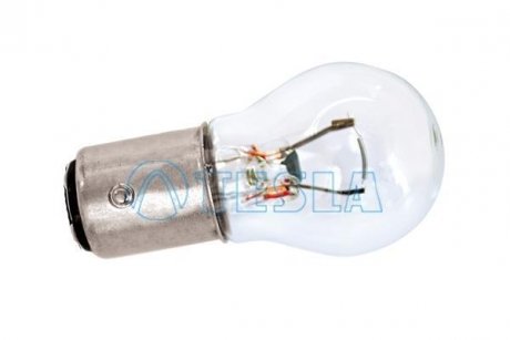 Лампа накала 12V P21W, 12V, BA15s (1-конт) (кратно 10) TESLA B52101