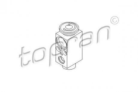 Клапан кондиціонера Ford Galaxy 1.9 Tdi 97-06/VW Sharan 2.8 00-10 TOPRAN / HANS PRIES 110 730