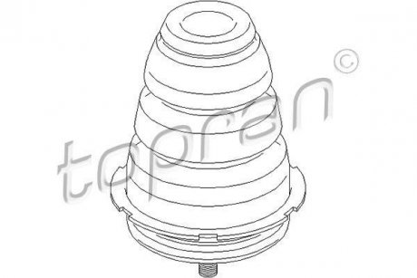 Буфер, амортизація TOPRAN / HANS PRIES 721 803 (фото 1)