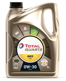 Масло моторное Quartz Ineo First 0W-30 (5 л) TOTAL 183106