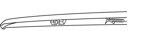 Щетка стеклоочистителя каркасная задняя 350mm (14\'\') ExactFit Rear BMW 5 (E61), Audi A6 (4F5) (EX355B) Trico EX355