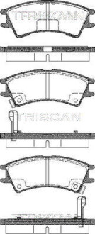 Колодки гальмівні передні TRISCAN 811043007