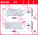 Гальмівні колодки TRW MCB658 (фото 2)