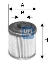 Масляний фiльтр UFI 25.588.00