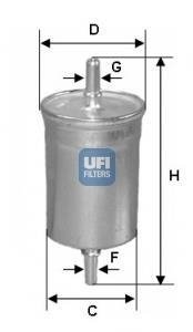 Паливний фільтр UFI 31.710.00