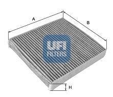 Фільтр салону вугільний UFI 54.135.00