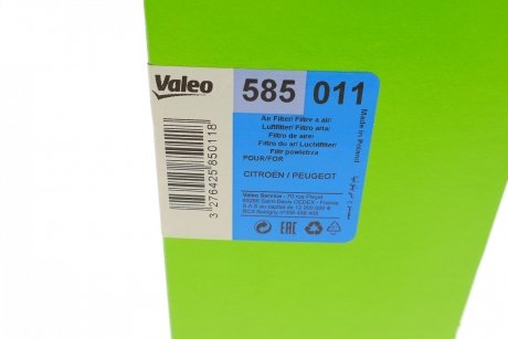 Фільтр повітряний Valeo 585011