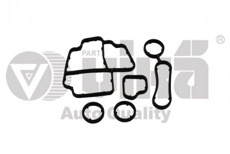 Комплект прокладок корпуса масляного фильтра Skoda Octavia (09-13)/VW Jetta (06-15),Passat (09-15),Tiguan (08-12),T5 (10-16) Vika K11776001 (фото 1)
