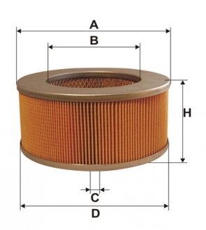 Фільтр повітряний WIX FILTERS WA6101 (фото 1)