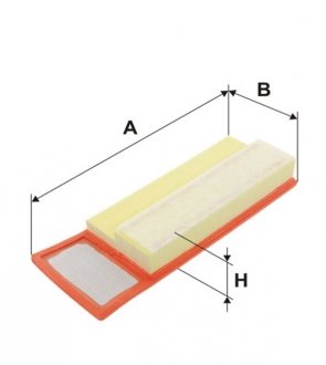 Фільтр повітря WIX FILTERS WA9666