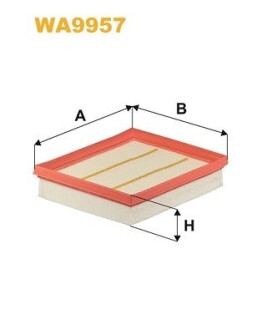 Фільтр повітряний WIX FILTERS WA9957