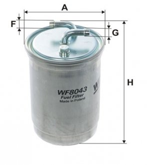 Фільтр палива WIX FILTERS WF8043