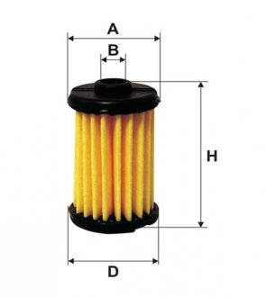 Фильтр топливный Filter cartridge for automotive gas installations OMNIA WIX WIX FILTERS WF8347 (фото 1)