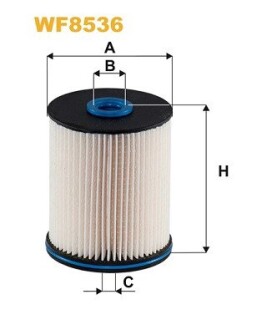 Фільтр палива WIX FILTERS WF8536