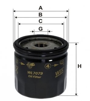 Фільтр оливи WIX FILTERS WL7079 (фото 1)