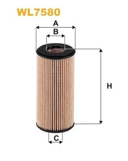 Фільтр масляний WIX FILTERS WL7580