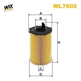 ФІЛЬТР ОЛИВИ/ГІДРАВЛІКИ WIX FILTERS WL7602